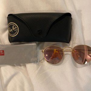 Ray-Ban Pink Mirrored Icon Sunglasses